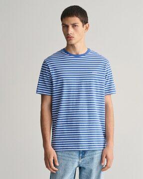 striped regular fit crew-neck t-shirt