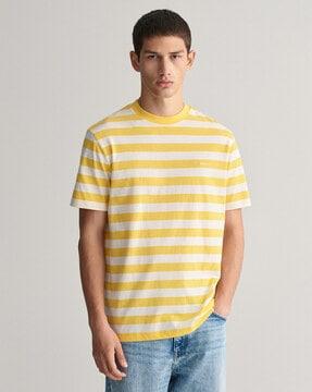 striped regular fit crew-neck t-shirt