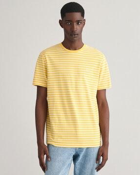 striped regular fit crew-neck t-shirt