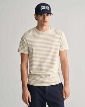 striped regular fit crew-neck t-shirt