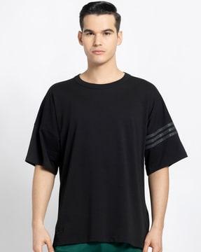 striped regular fit crew-neck t-shirt