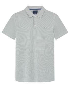 striped regular fit polo t-shirt