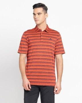 striped regular fit polo t-shirt