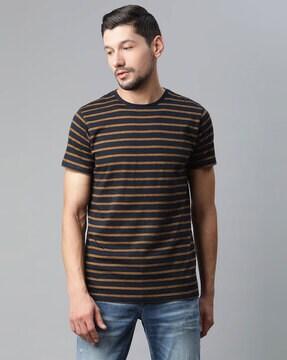 striped regular fit t-shirt