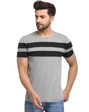 striped regular fit t-shirt