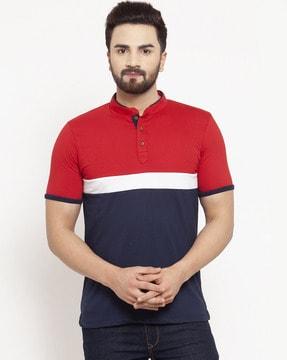 striped regular fit t-shirt