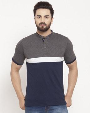 striped regular fit t-shirt