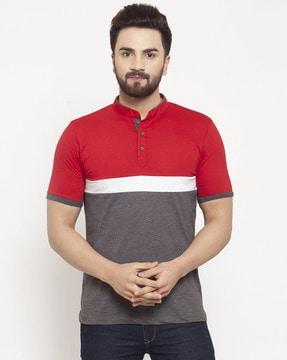 striped regular fit t-shirt