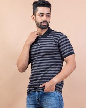 striped regular fit t-shirt