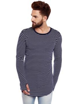 striped regular fit t-shirt