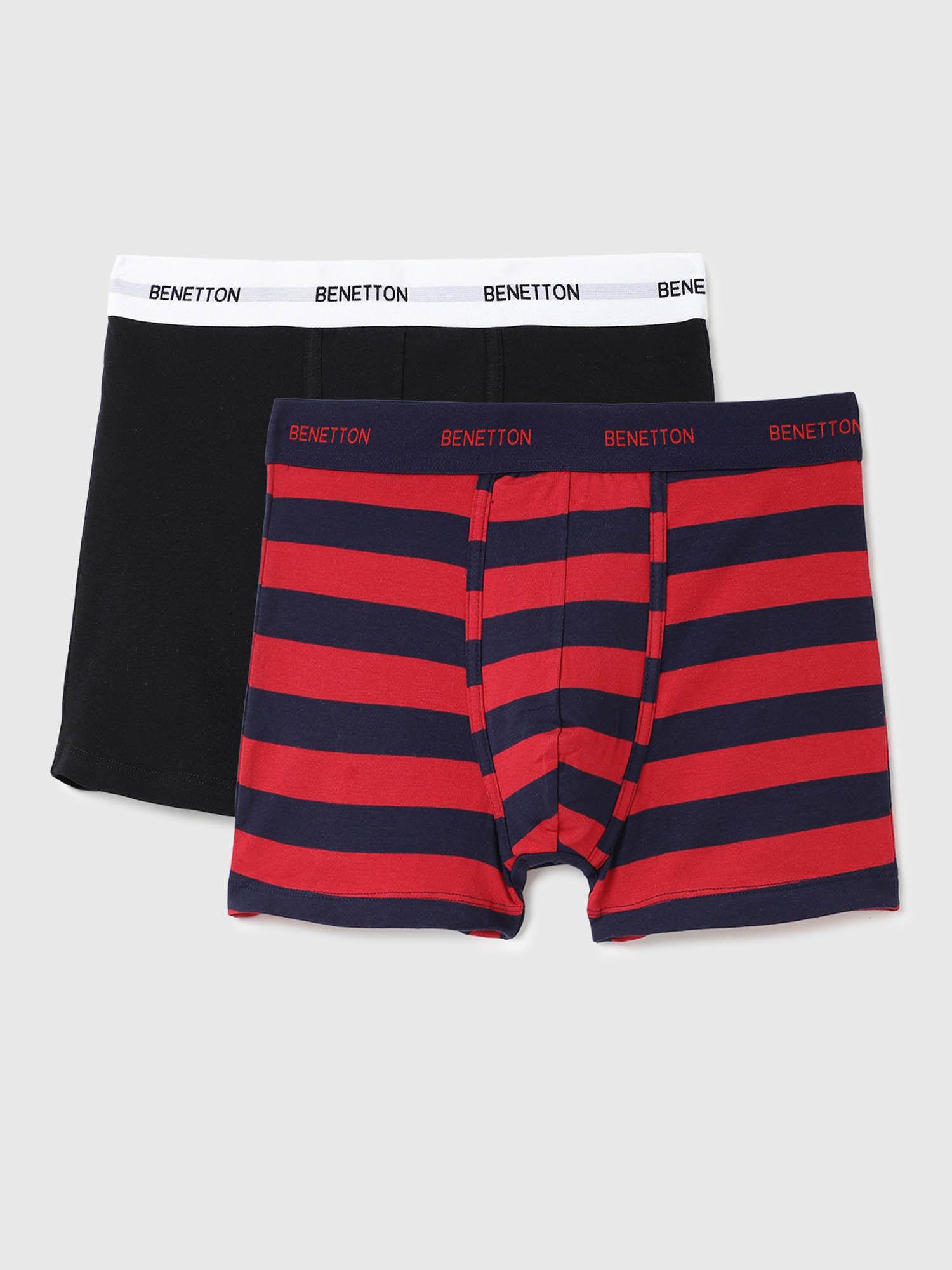 striped regular fit trunk (pack of 2)