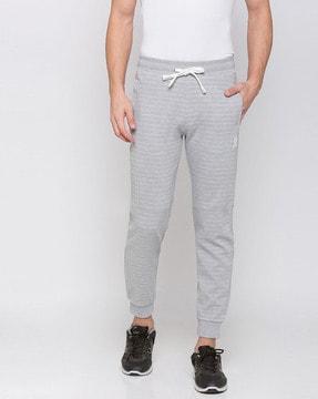 striped relaxed fit jogger pants