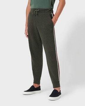 striped relaxed fit joggers