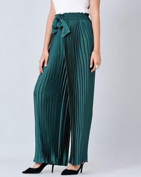 striped relaxed-fit pants
