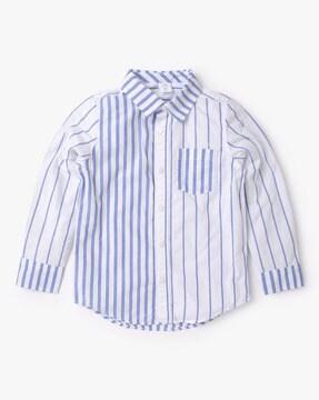 striped relaxed fit shirt