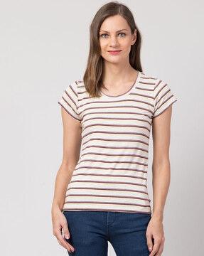striped relaxed fit t-shirt