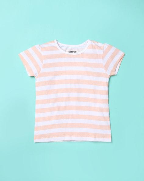 striped round-neck t-shirt