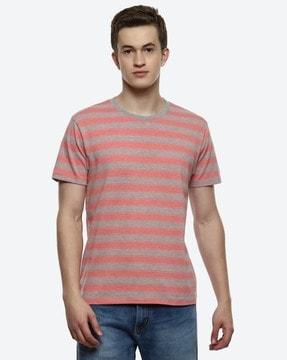 striped round-neck t-shirt