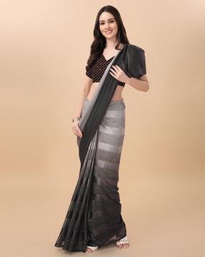 striped saree