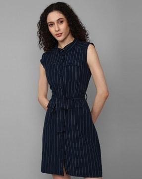 striped shirt dress