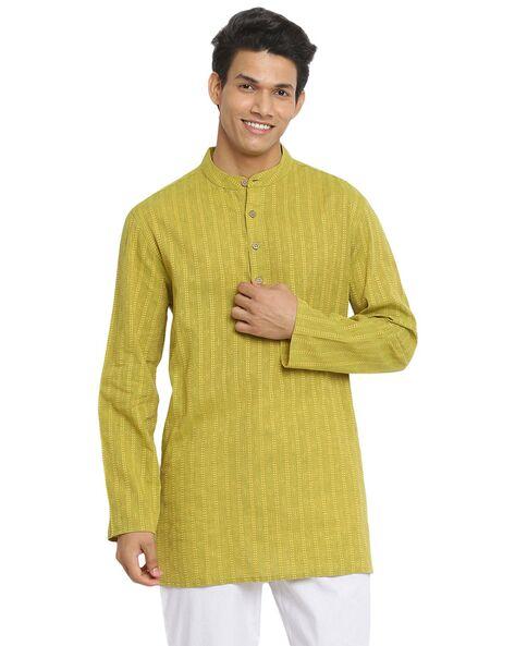 striped short kurta