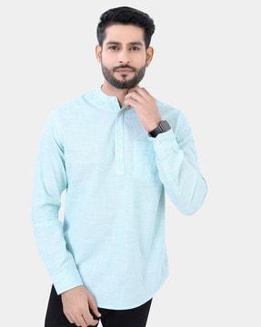 striped short kurta