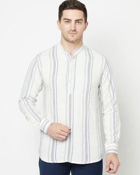 striped short kurta