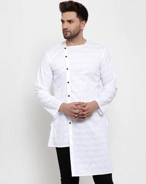 striped silk kurta