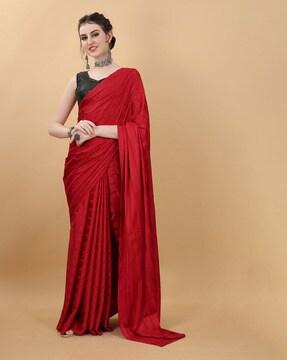 striped silk saree