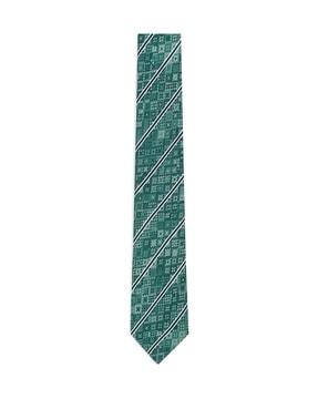 striped silk tie