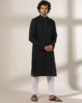 striped slim fit kurta