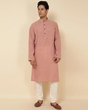 striped slim fit kurta