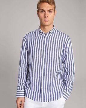 striped slim fit shirt