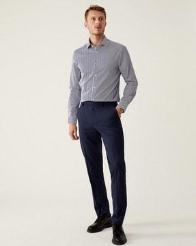 striped slim fit shirt