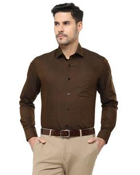 striped slim fit shirt