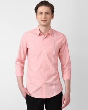 striped slim fit shirt