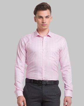 striped slim fit shirt