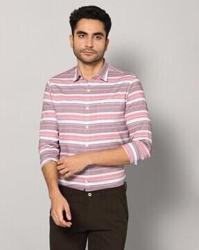 striped slim fit shirt