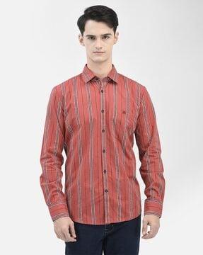 striped slim fit shirt