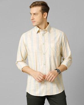 striped slim fit shirt