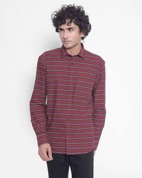 striped slim fit shirt