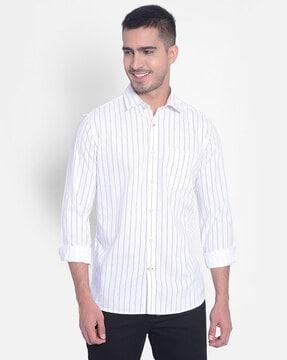 striped slim fit shirt