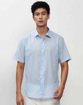 striped slim fit shirt