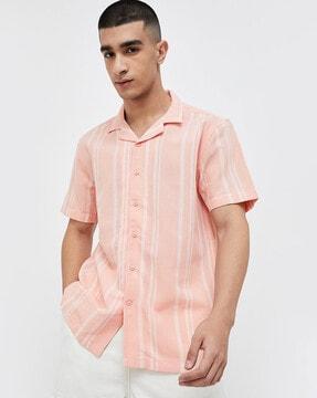 striped slim fit shirt