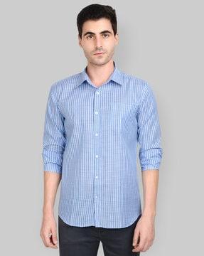 striped slim fit shirt