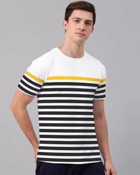 striped slim fit t-shirt