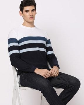 striped slim fit t-shirt