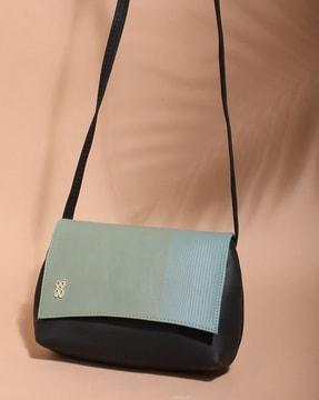 striped slingbag with adjustable strap