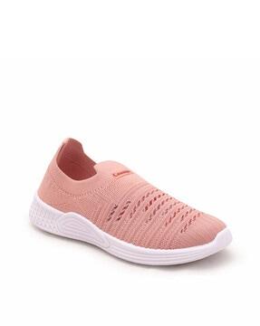 striped slip-on casual shoes