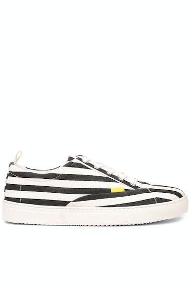 striped sneakers